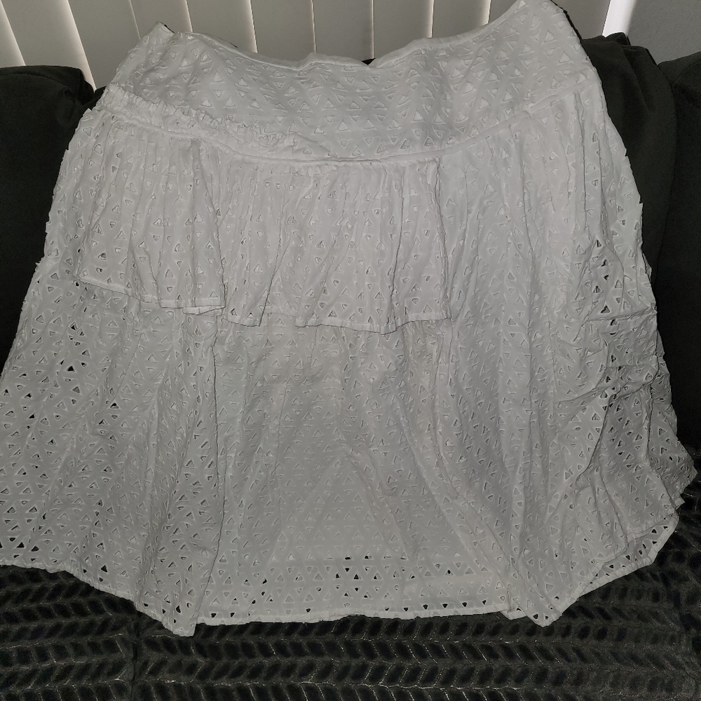 Lane Bryant white skirt